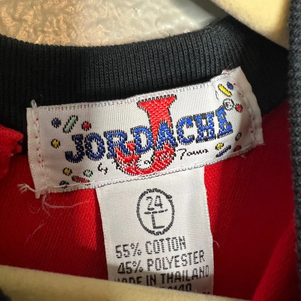 Jordache Vintage Ribbed Romper Size‎ 24 Months Boy Girl Red Navy